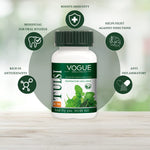 Vogue Wellness Tulsi Tablets | Holy Basil (Ocimum Sanctum) Leaf Extract | Ayurvedic Herbal Supplement for Immunity Support, Respiratory Wellness, Antioxidant Protection & Daily Wellness | 60 Vegetarian Tablets