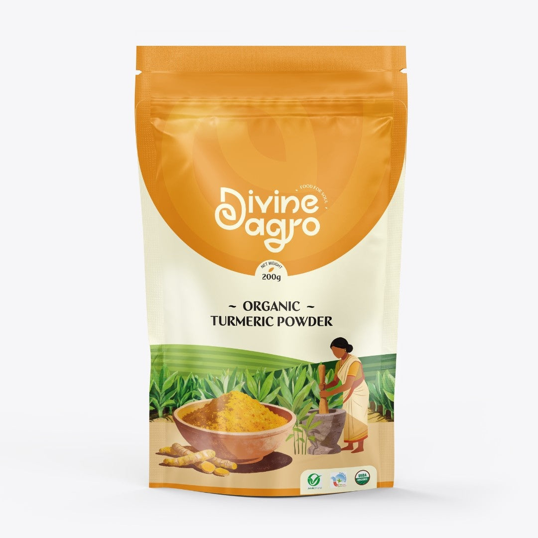 Divine Agro Turmeric powder - 200gm