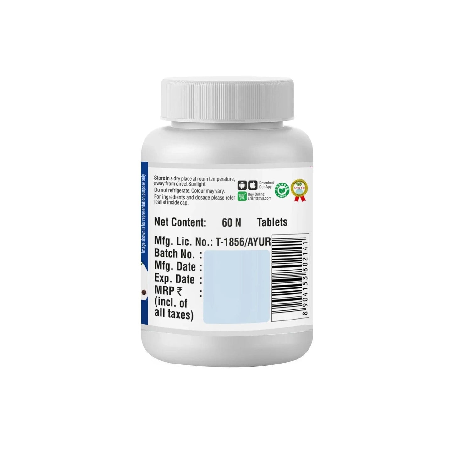 Sri Sri Tattva Turmeric Plus Tablet - 500mg - 60 Tablet