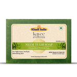 Kayee Ayurveda Neem Tulsi Soap for Men & Women | Herbal Ayurvedic Bathing Soap with Neem & Tulsi | Daily Body Cleansing Soap for Dirt, Sweat & Excess Oil | Fresh, Clean & Refreshed Looking Skin