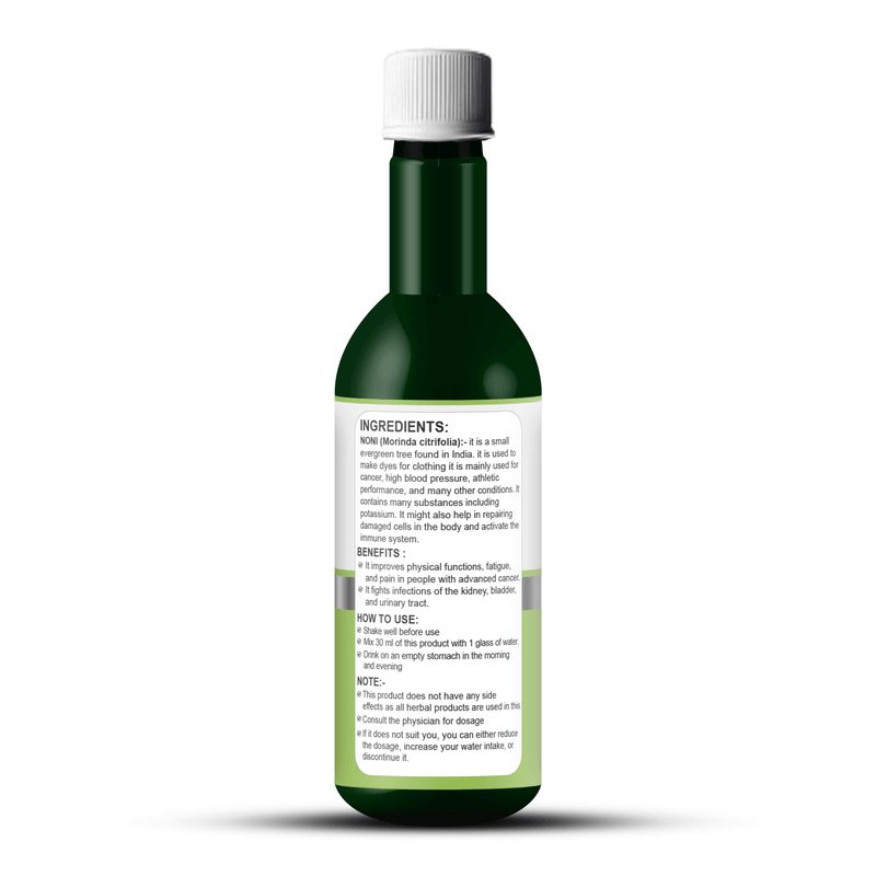 Zenius Noni Juice - Powerful Herbal Juice for Strengthening Immunity, Boosting Energy, and Detoxification - 500ml Juices