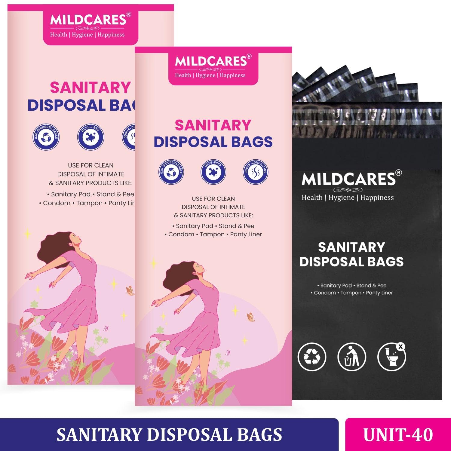 MildCares Sanitary Disposable Bags for Sanitary Pad Disposal