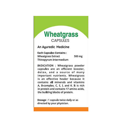 Garveish Wheatgrass Capsules - 30 Capsules