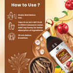 Dr. Patkar's Apple Cider Vinegar with Ginger, Garlic, Lemon & Arjuna (ACV HRT PLUS) + Formula Morning Detox Tonic Heart, Immunity & Digestion Support 1000 ML (Pack of 1)