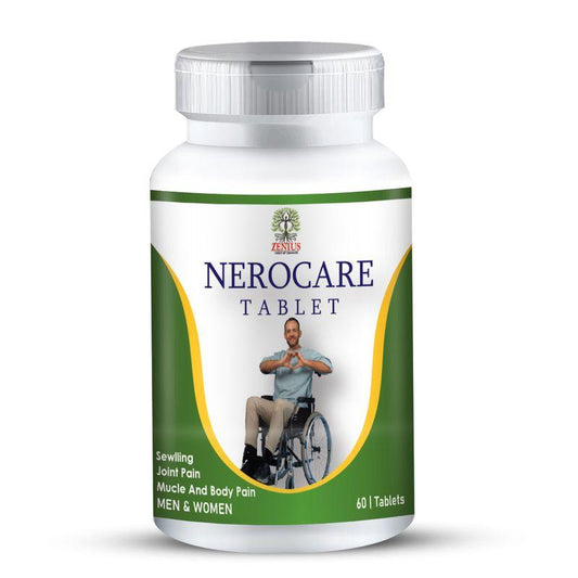 Zenius Nerocare Tablet - Ayurvedic Supplement for Brain Health, Nerve Support, and Cognitive Wellness - 60 Tablets