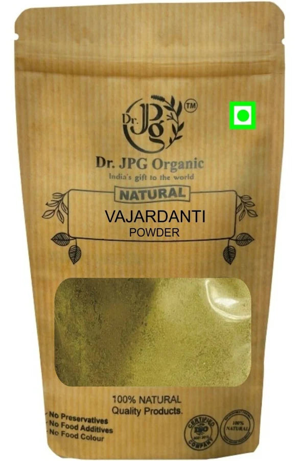 Dr. JPG Organic Herbals Vajradanti Tooth Powder for Tooth and Gums -200g / Iso & Gmp Certified.