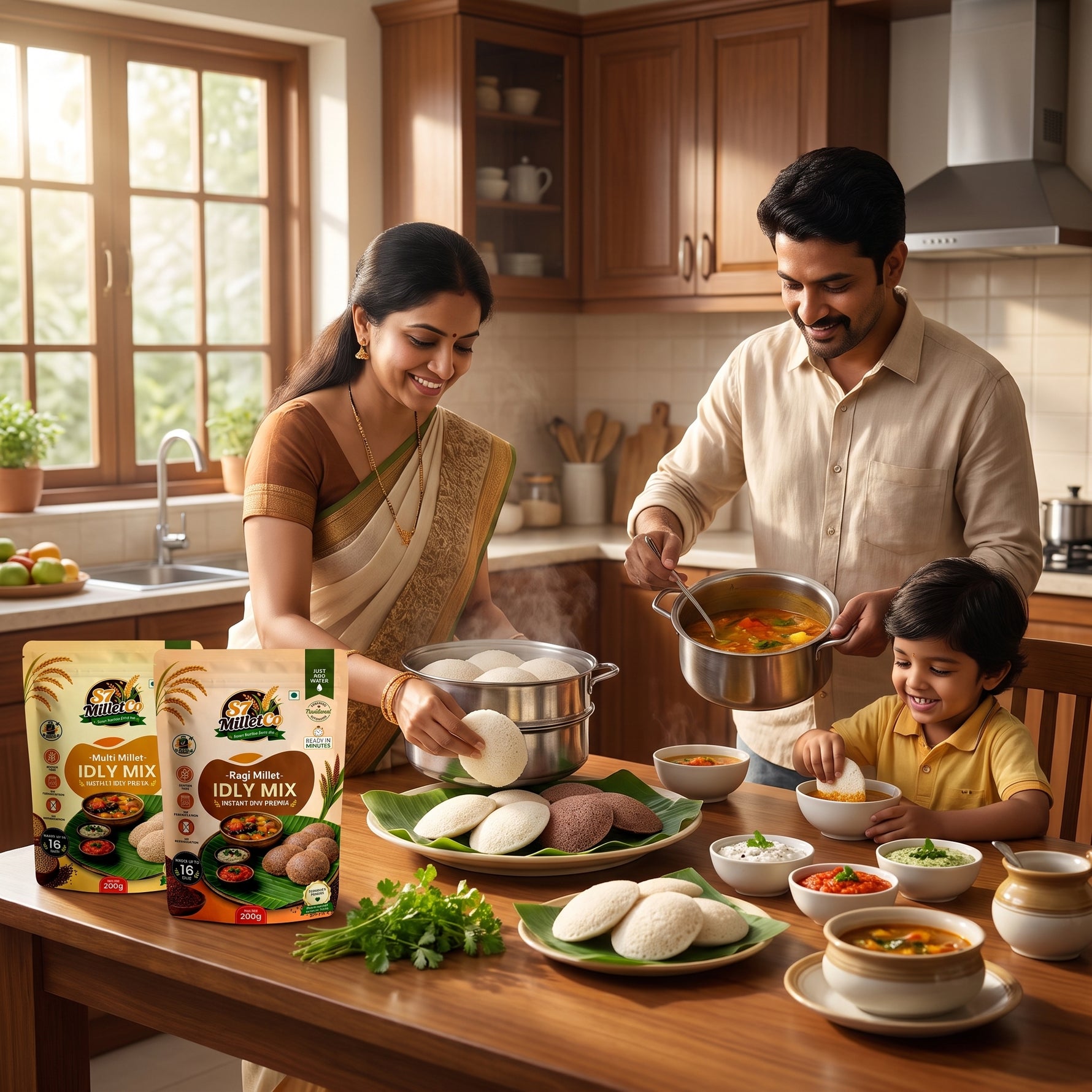 S7 MilletCo Family Value Pack | Just Add Water | 800g