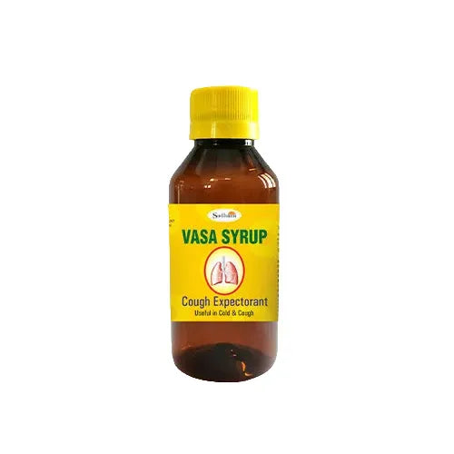 Sadhana Vasa Syrup - 100ml | Ayurvedic Herbal Cough Syrup for Bronchial Care, Respiratory Relief & Congestion
