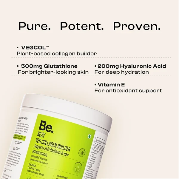 Be. Sexy Veg Collagen Builder Powder Mixed Fruit