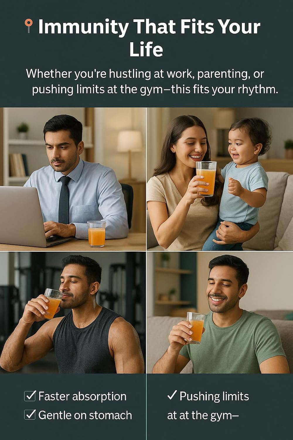 Ryt Nutrition Vitamin C (1000mg), 20 Effervescent Tablets With Amla & Zinc | Orange Flavour | Immunity & Energy Booster | Antioxidant Support | Skin Care & Organic Wellness Supplement