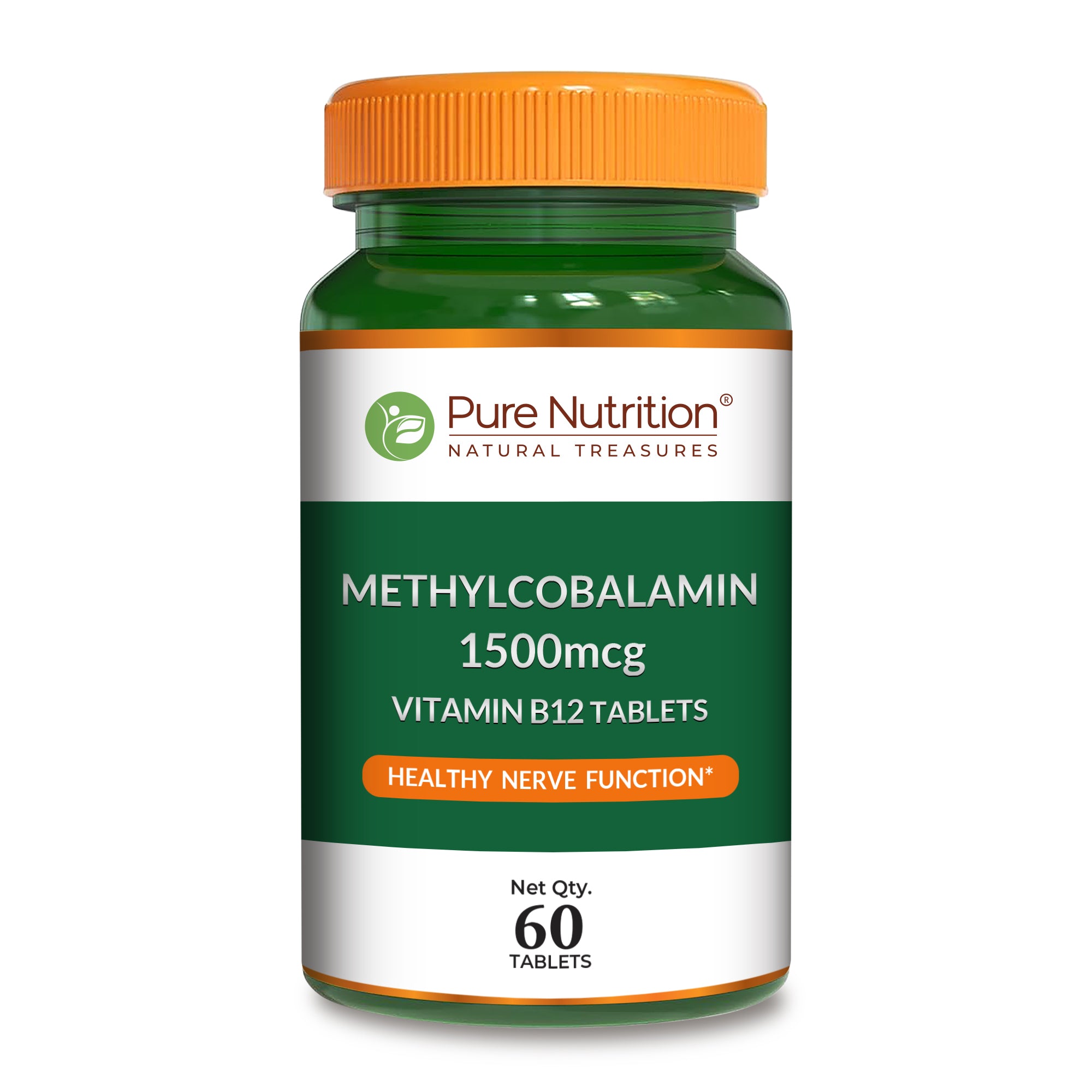 Pure Nutrition Methylcobalamin 1500mcg Vitamin B12 (60 Tablets)