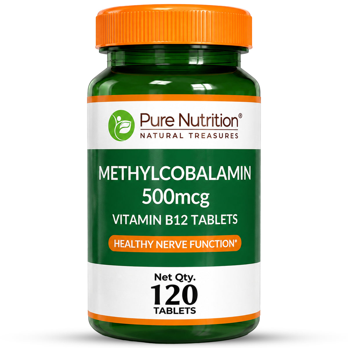 Pure Nutrition Methylcobalamin 500mcg Vitamin B12 (120 Tablets)