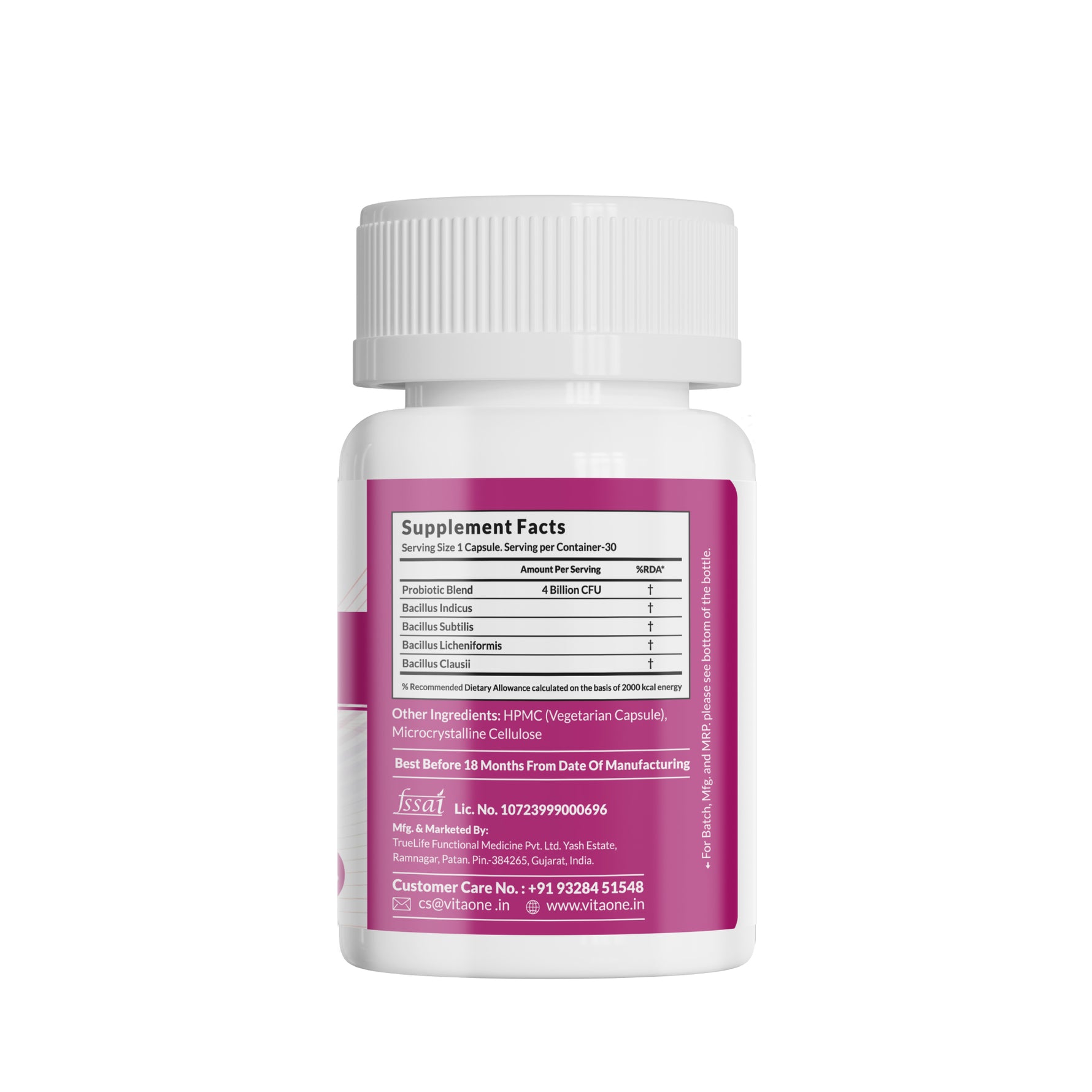 Vitaone Vitaspore Veg Capsule - 30 Capsules
