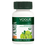 Vogue Wellness Amla Tablets | Indian Gooseberry Extract with Natural Vitamin C & Antioxidants | Supports Immunity, Skin, Hair & Digestive Wellness | Daily Herbal Supplement | 60 Vegetarian Tablets
