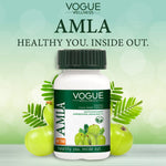 Vogue Wellness Amla Tablets | Indian Gooseberry Extract with Natural Vitamin C & Antioxidants | Supports Immunity, Skin, Hair & Digestive Wellness | Daily Herbal Supplement | 60 Vegetarian Tablets