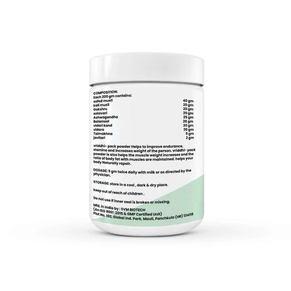 Dr. Satnam's Arogyam Ayurveda Vriddhi-Pack Powder (200g)