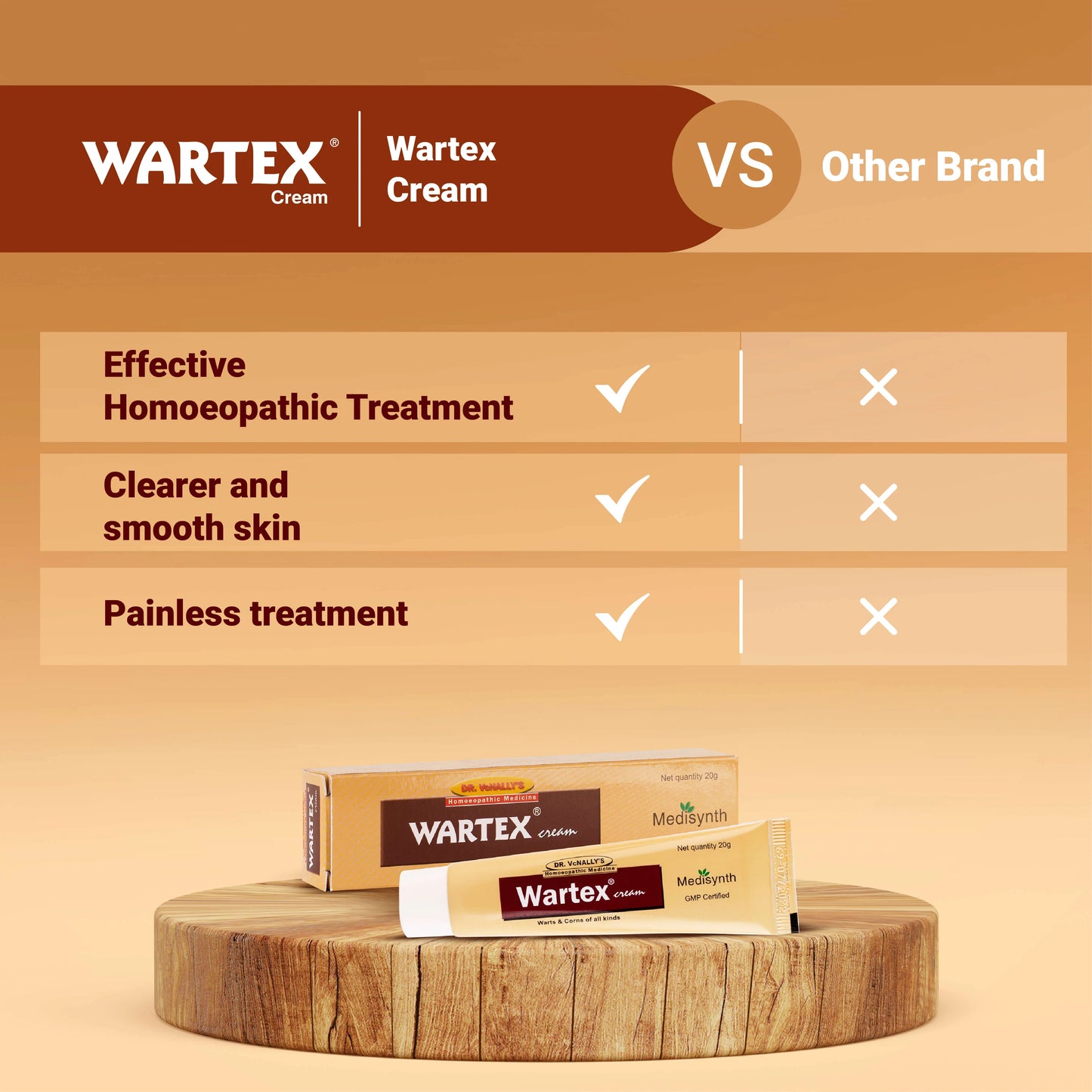 Medisynth Wartex Cream - 25gm