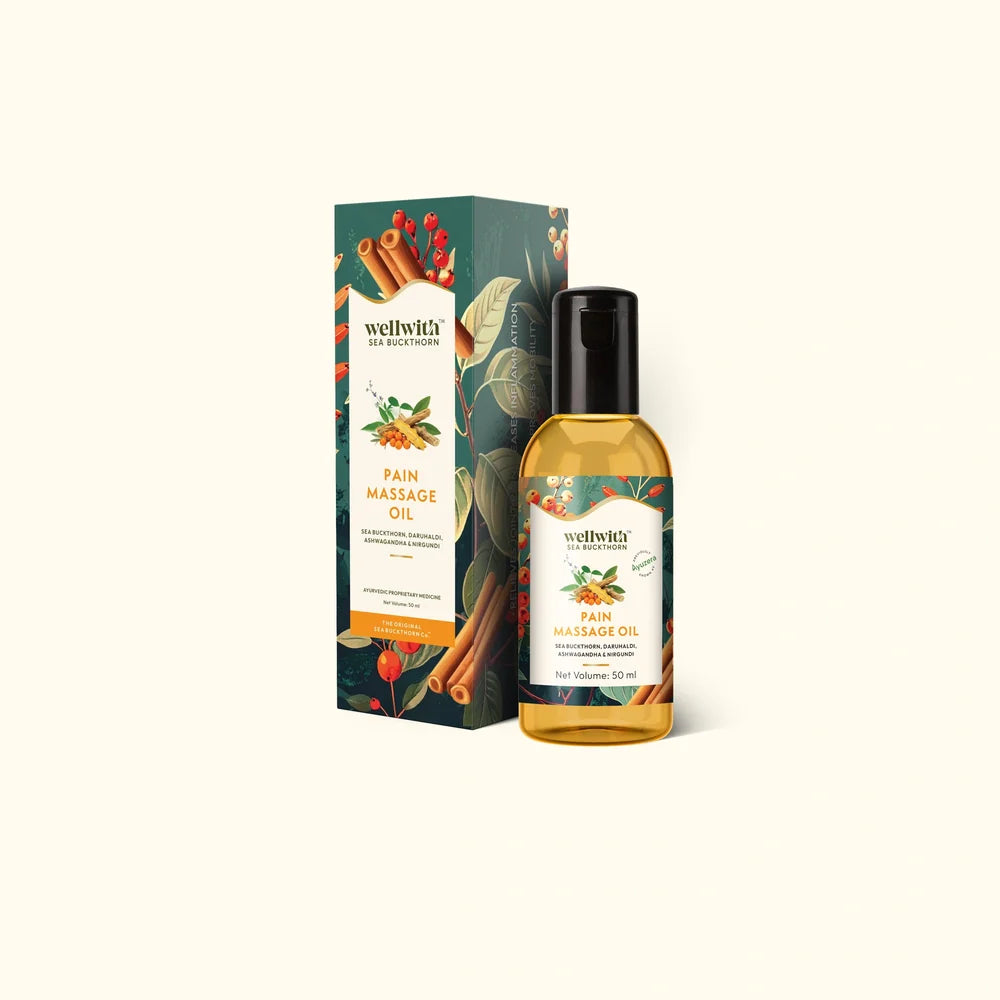 WellWith Ayurvedic Pain Relief (Massage) Oil (100ml)
