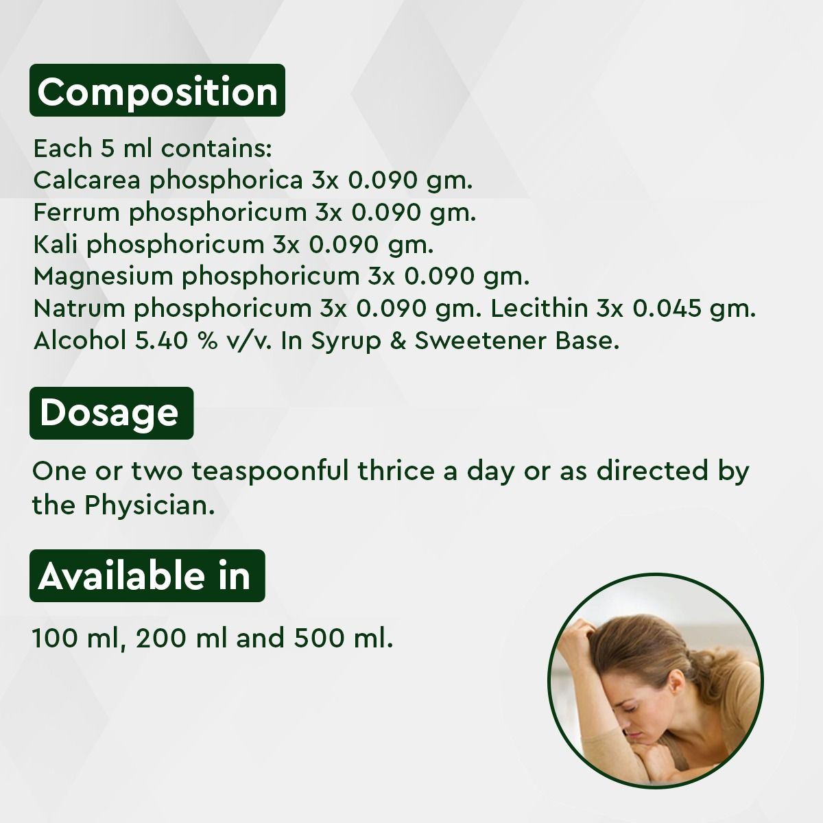 Allen Five Phos General Tonic - 100ml - Pack of 2