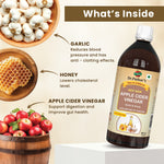 Dr. Patkar's Apple Cider Vinegar Garlic & Honey with the Mother (500ml Each)