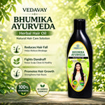 Vedavay Bhumika Ayurveda Herbal Hair Oil - Advanced Conditioning & Anti-Flake Scalp Care, 200ml