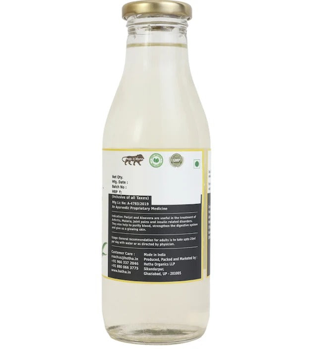 Hetha Parijat Aloevera Gaumutra Ark - 500 ml