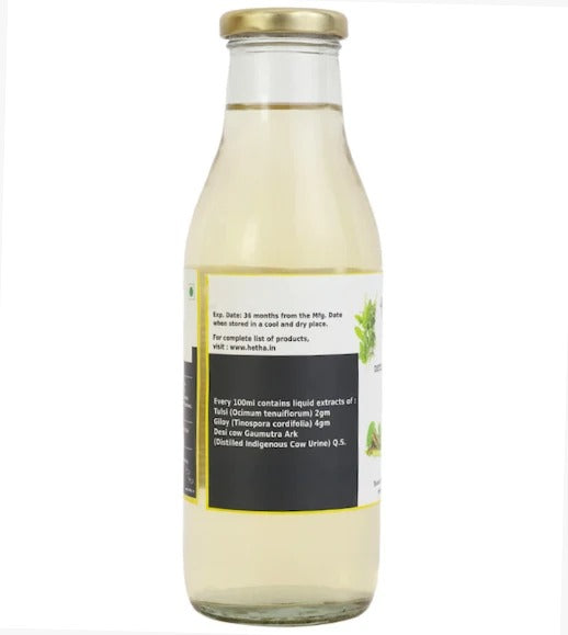 Hetha Tulsi Giloy Gaumutra Ark - 500 ml
