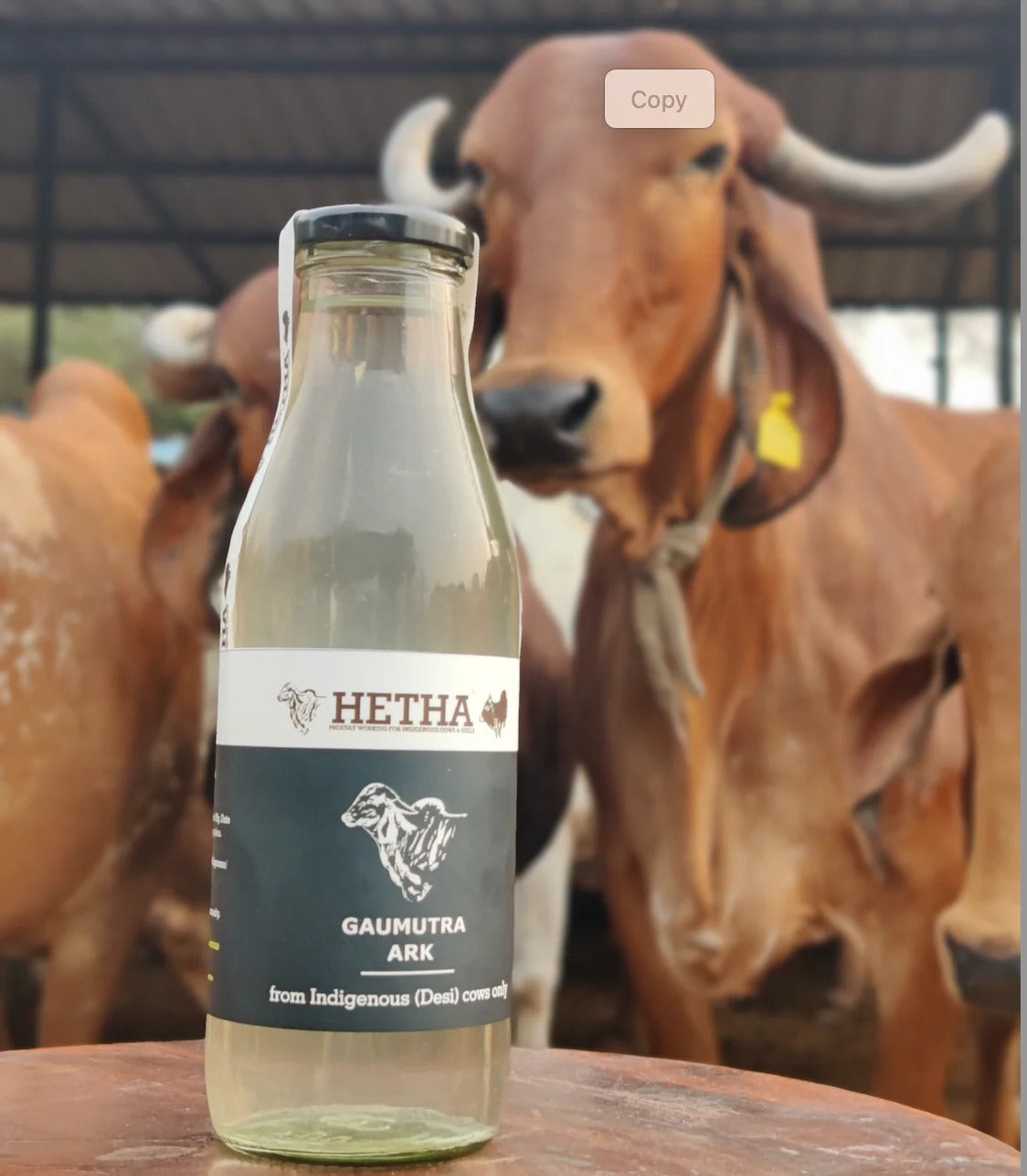 Hetha Desi Cow Gaumutra Ark / Gomutra Ark - 500 ml
