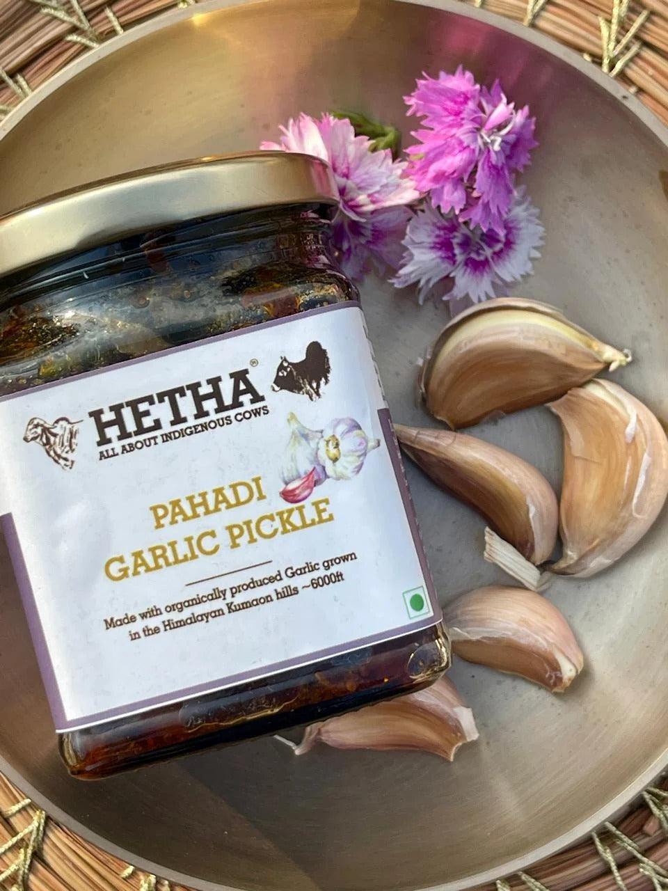 Hetha Pahadi Garlic Pickle - 200g