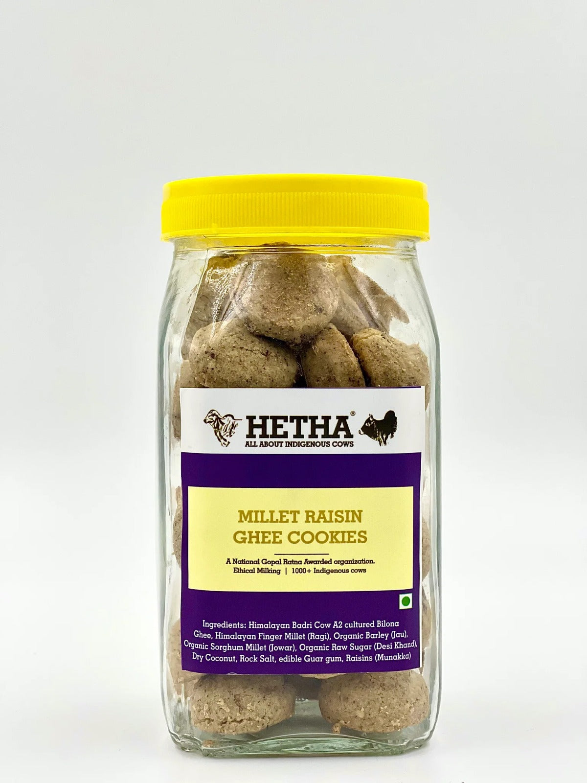 Hetha Millet Raisin (Munakka) Ghee Cookies - 300g