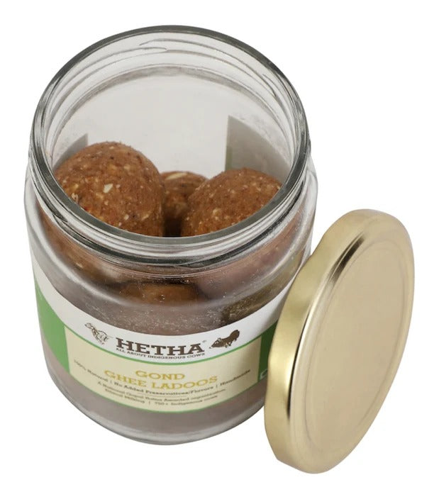 Hetha Gond Ghee Ladoos - 1000g - 36 Pc