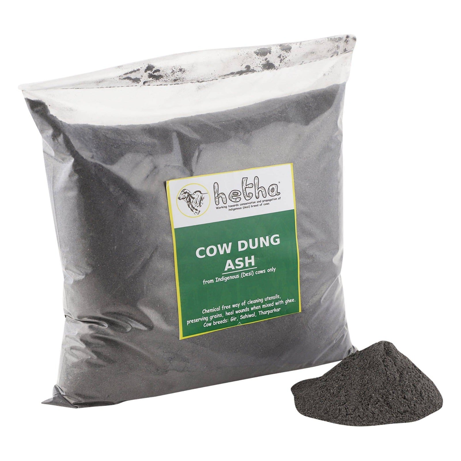 Hetha Desi Cow Dung Ash - 1kg