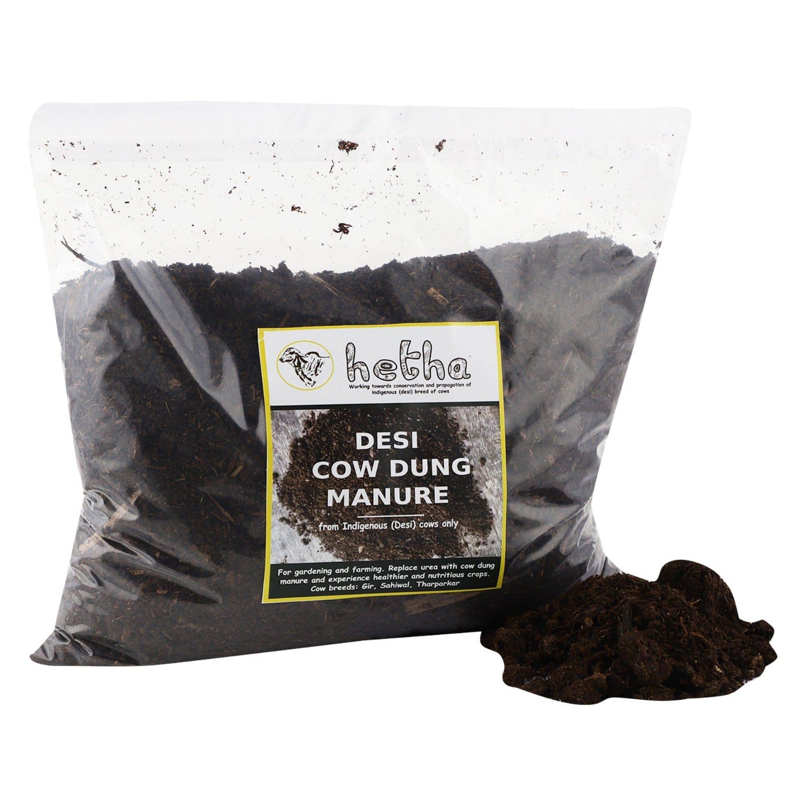 Hetha Desi Cow Dung Manure - 2kg