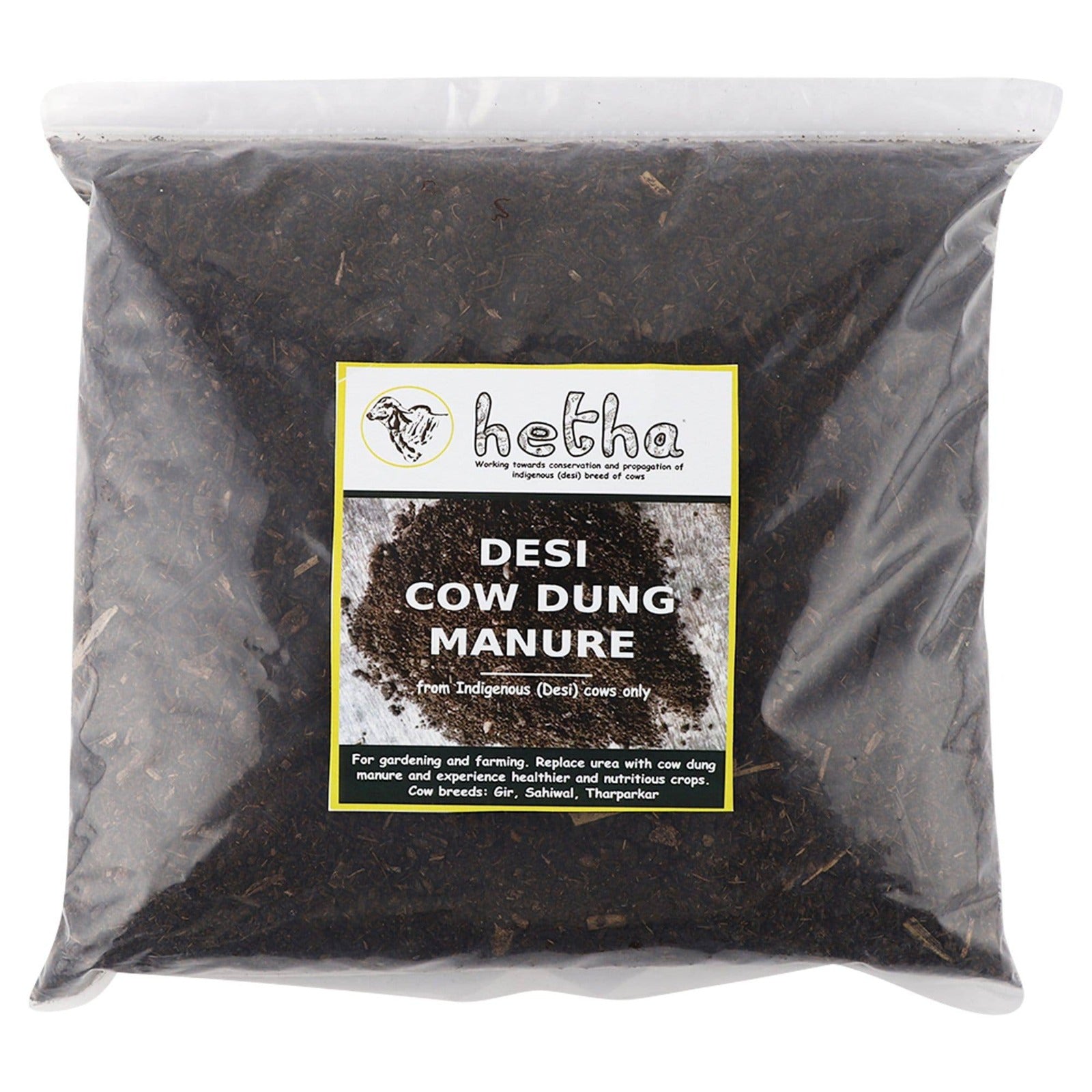 Hetha Desi Cow Dung Manure - 2kg