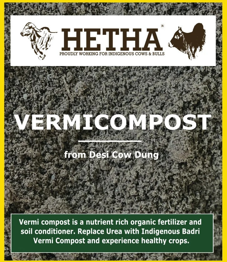 Hetha Vermicompost from Desi Cow Dung - 2kg