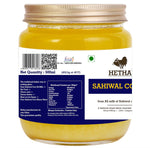 Hetha Sahiwal Cow A2 cultured Bilona Ghee / A2 Ghee - 500ml