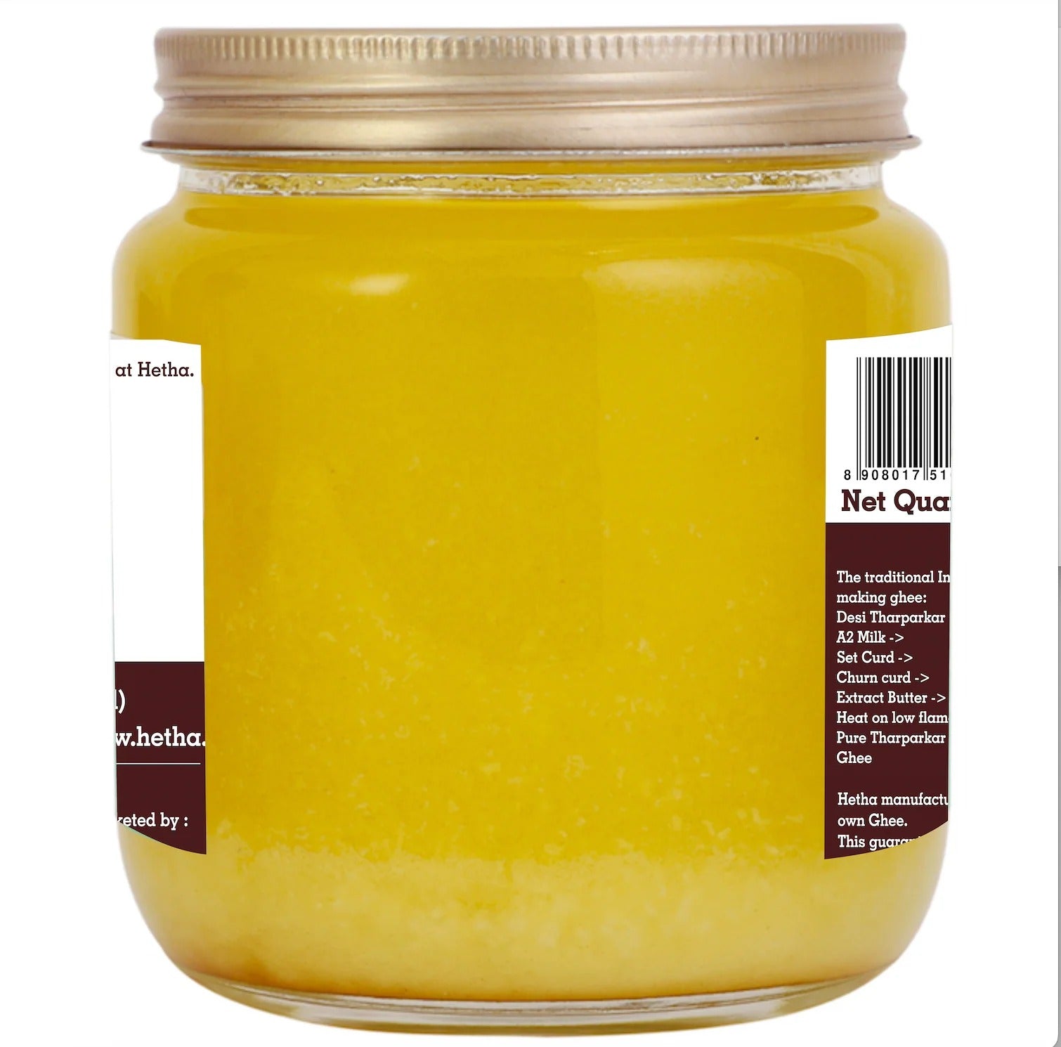 Hetha Tharparkar Cow A2 cultured Bilona Ghee / A2 Ghee - 1000 ml