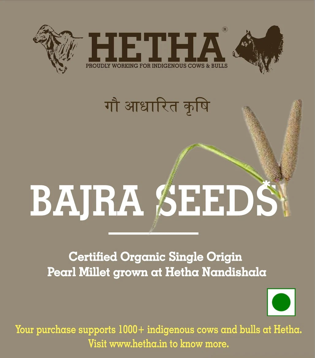 Hetha Organic Pearl millet / Bajra Grains - 2kg