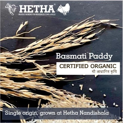 Hetha Organic Basmati Paddy - Certified Organic - 2kg