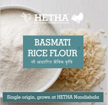 Hetha Basmati Rice Flour - from Certified Organic Paddy - 2kg