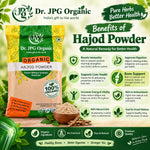 DR. JPG Organic Hadjod Powder (200g) – 100g (Pack of 2) | For Joint & Bone Health / Veldt Grape | 100% Certified Organic