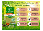 DR. JPG ORGANIC HERBALS wheatgrass Powder | Herbal Superfood for Daily Wellness & Nutrition | | INDIA ORGANIC Certified | (114g Pack Of 1)