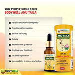 BodyWell Anu Taila – Ayurvedic Nasal Oil for Respiratory Wellness & Clarity – 20ml