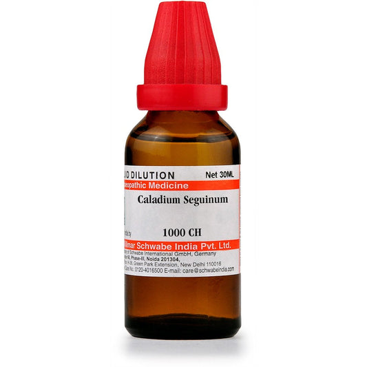 Dr Willmar Schwabe India Caladium Seguinum Dilution 1000 CH - 30 ML - Pack of 2