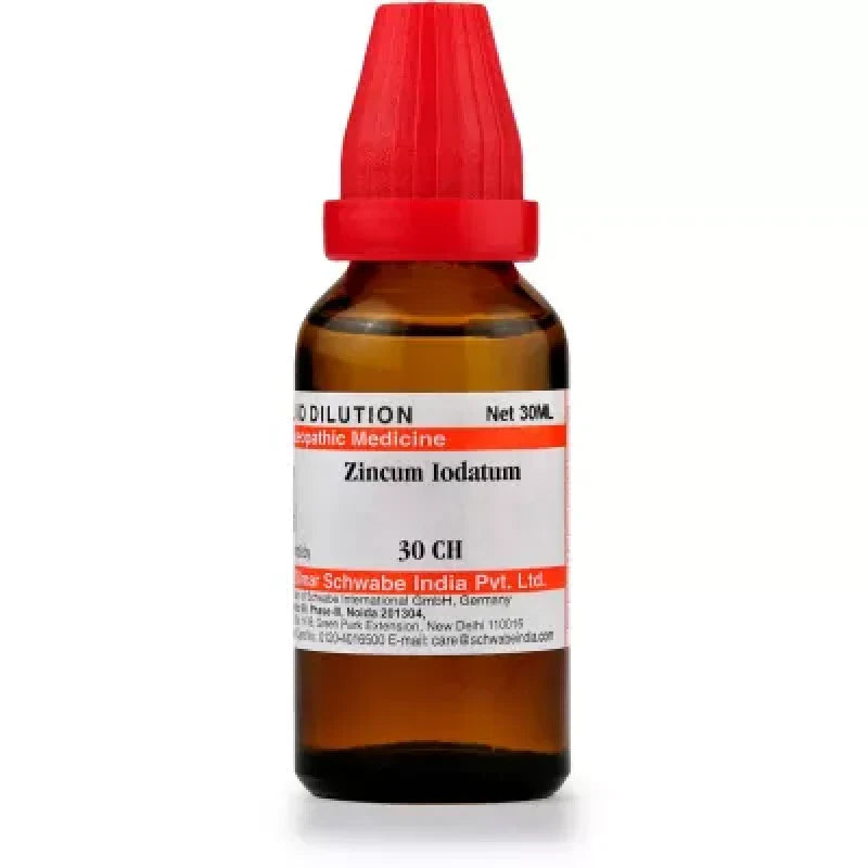 Dr Willmar Schwabe India Zincum Iodatum Dilution 30 CH - Pack of 2