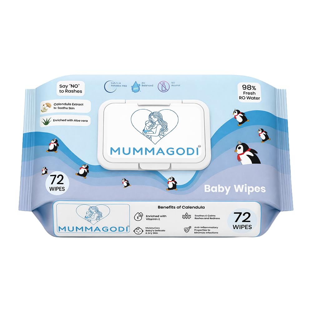 Mummagodi baby wet wipes 72 pulls