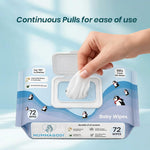 Mummagodi baby wet wipes 72 pulls