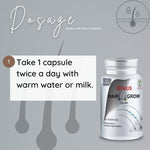 Zenius Hair Grow Capsules - 60 Capsules
