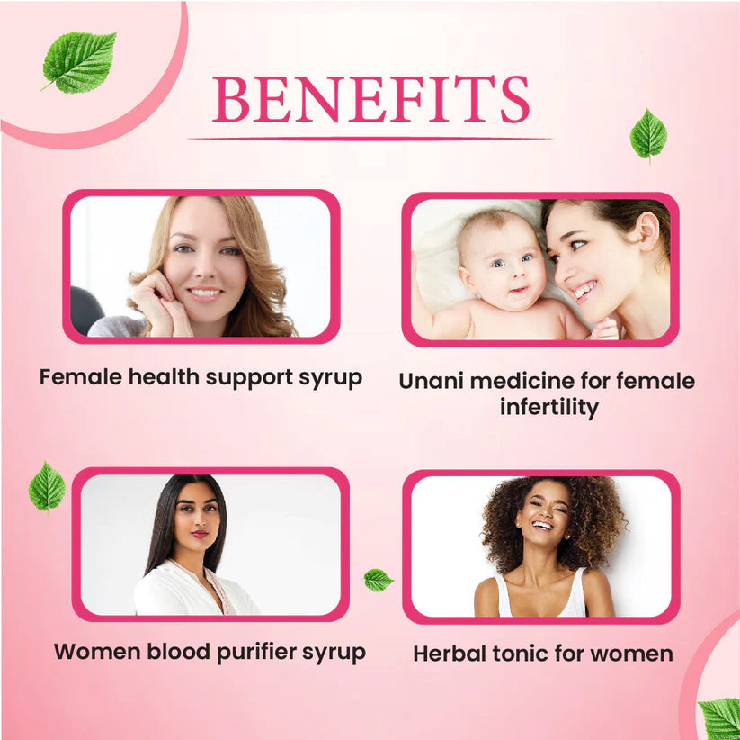 Cipzer Women Support Syrup - 500ml | Menstrual Wellness, Hormonal Balance, Energy & Female Vitality
