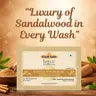 Kayee Ayurveda Sandalwood Soap for Men & Women | Chandan Herbal Bathing Soap | Traditional Sandalwood Bath Soap for Daily Cleansing | Helps Remove Dirt, Sweat & Excess Oil | Fresh, Clean & Smooth Looking Skin